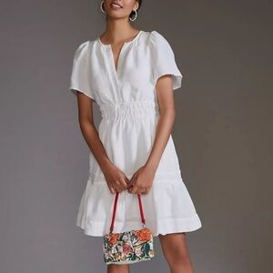 Anthropologie The Somerset Mini Dress: Linen Edition​